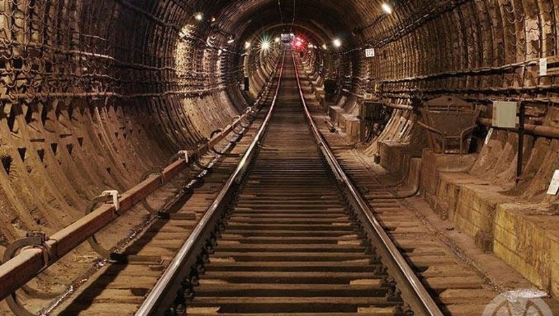 Тоннель метро станция Фрунзенская