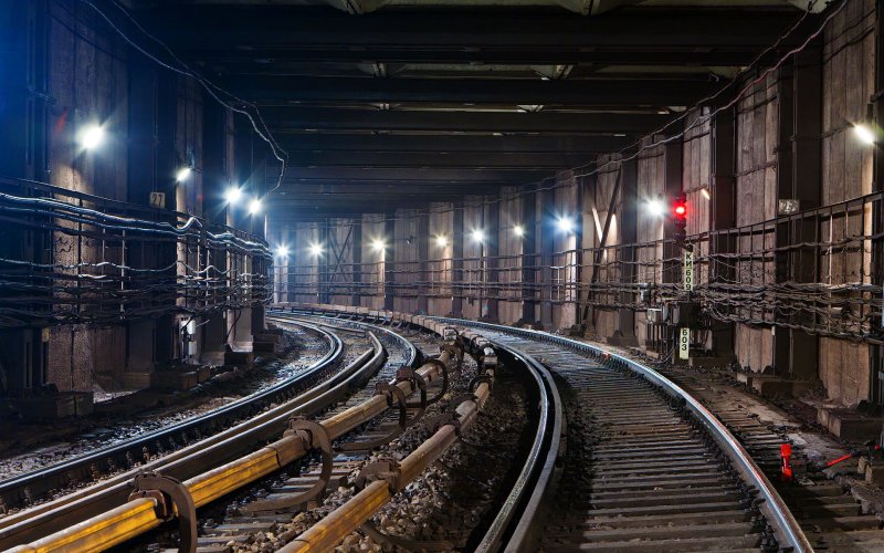 Станция Смоленская тоннель
