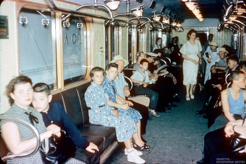 Вагонов метро Ленинграда 1955