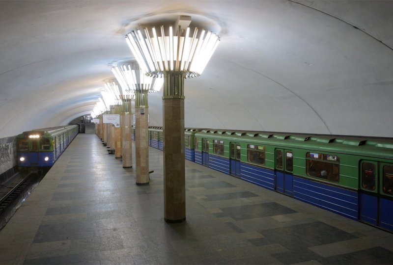 Харьковский метрополитен станция Салтовская