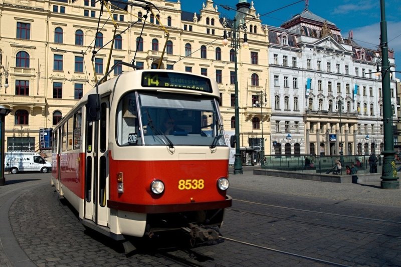 Трамвайный парк Прага