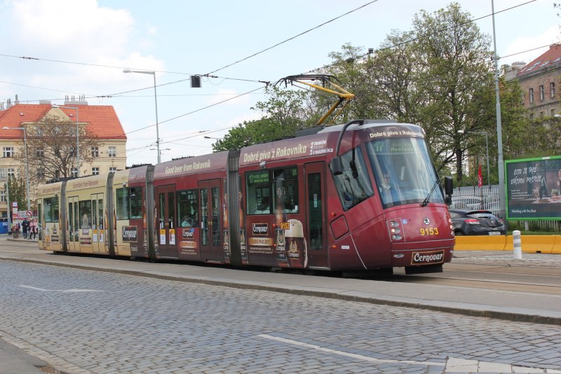 Трамвай Порше в Праге