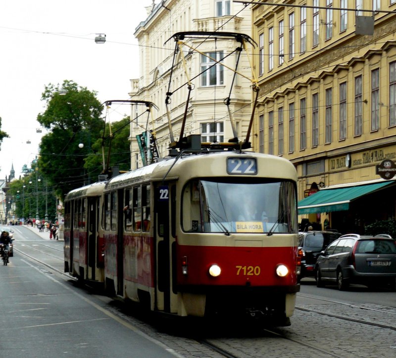 Прага трамвай 37