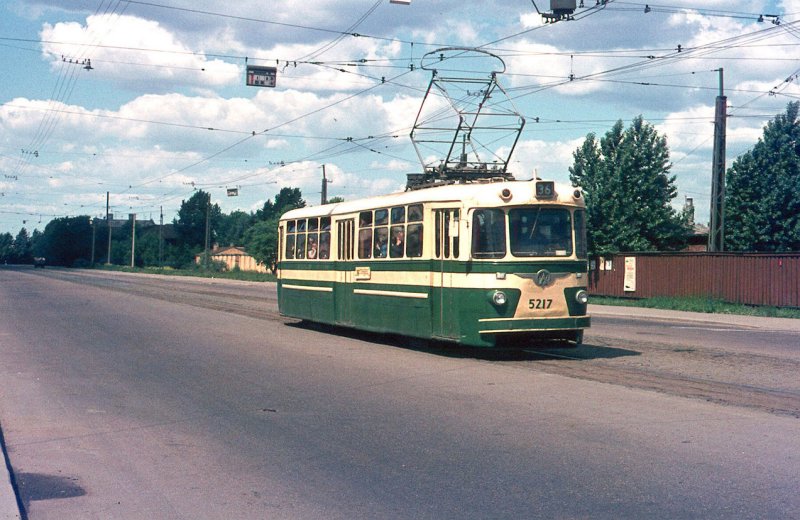 Трамвай стиляга в Ленинграде