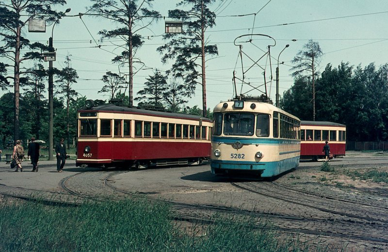 Трамвай лм-57 Ленинград