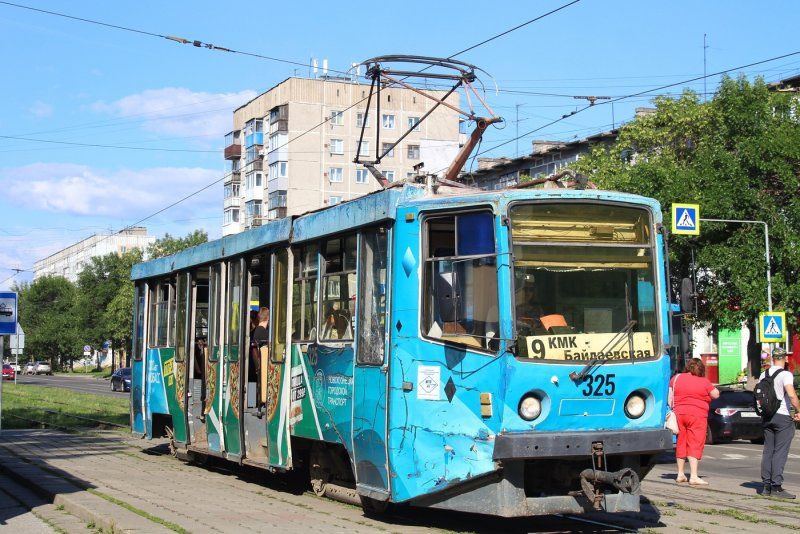 Трамвай 71-608км
