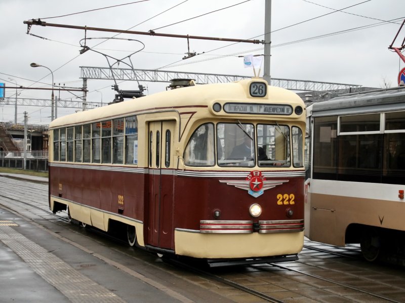 Трамвай РВЗ-6 222 Москва