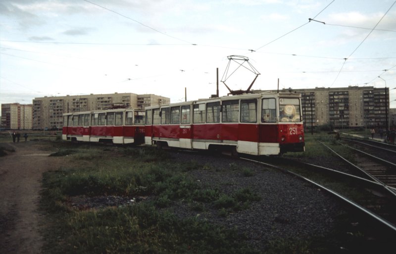 Орск трамвай 1995