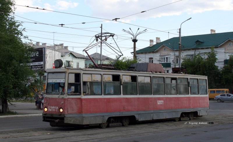 Орский трамвай служба пути-2