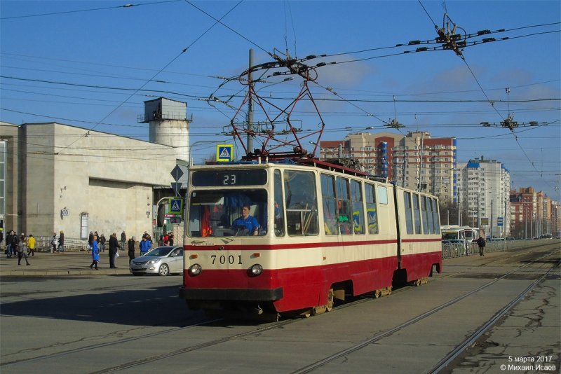 Трамвай Дыбенко Рыбацкое