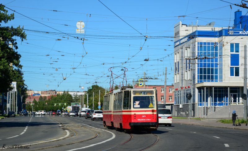Трамвай Санкт Петербург ЛВС 97к 1026