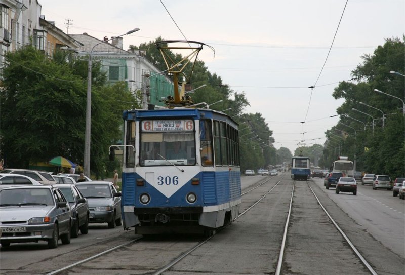 Трамвай на Курако Новокузнецк