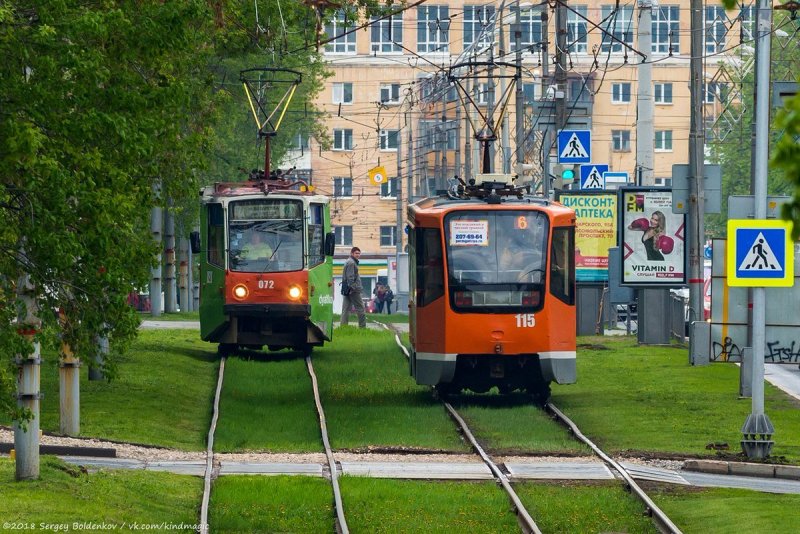 Трамвайная в городе Перми