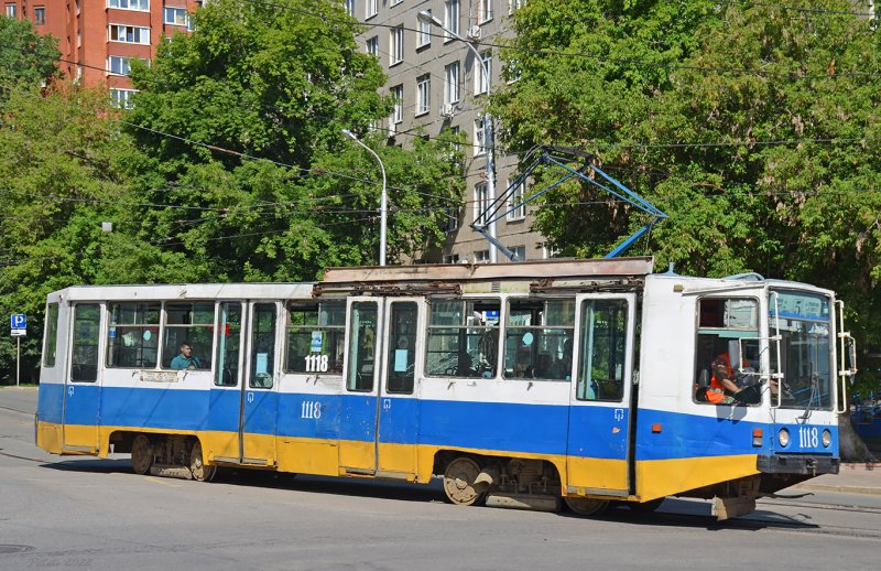 Фото трамваев в Уфе