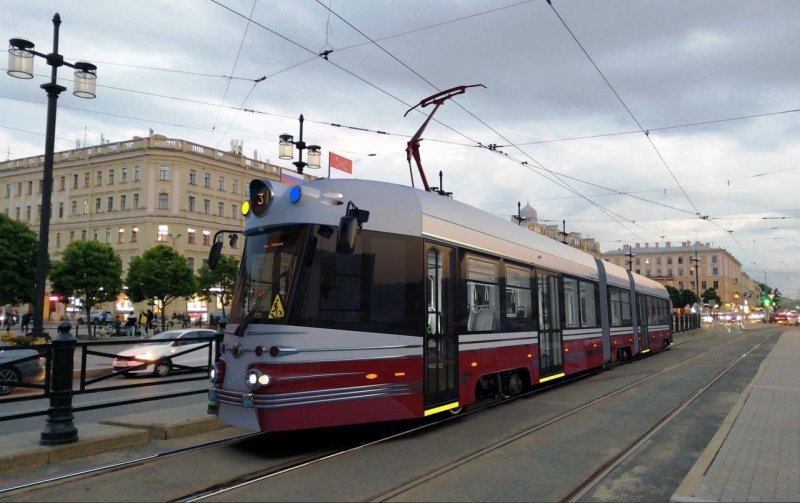 Ретро трамвай Уралтрансмаш для Санкт-Петербурга