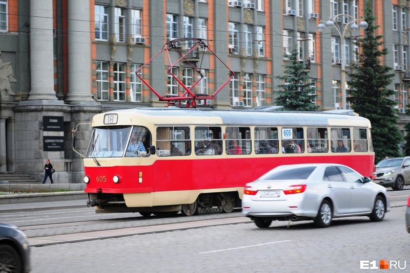 Трамвайный вагон 733 Екатеринбург