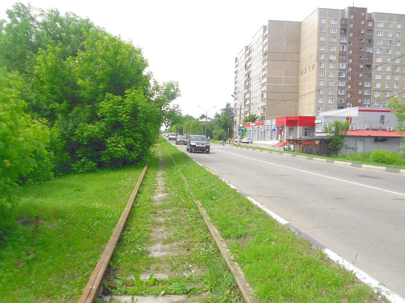 Трамвай в поселке Ильича Ногинск