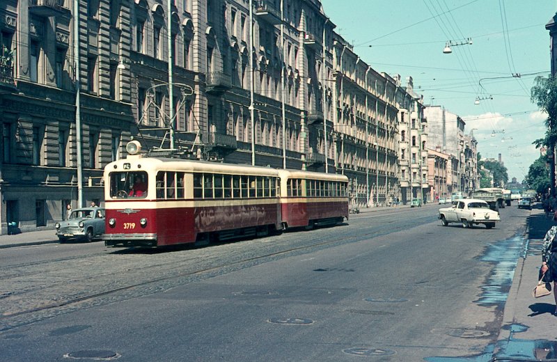 Трамвай Ленинград 1970