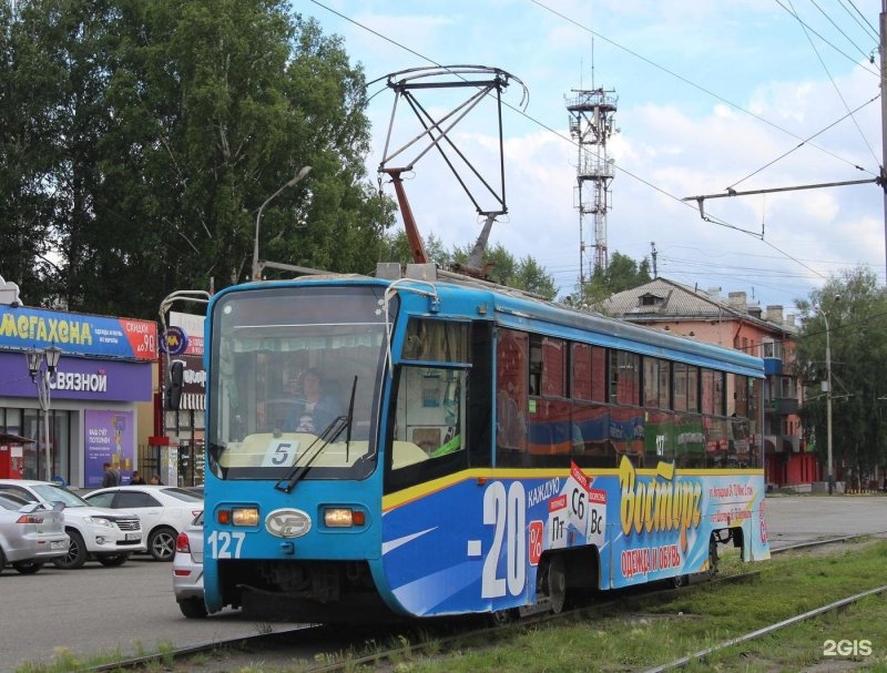 Трамвай Прокопьевск 114
