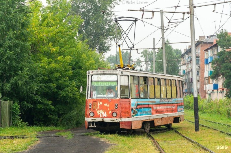Трамвай Прокопьевск 114