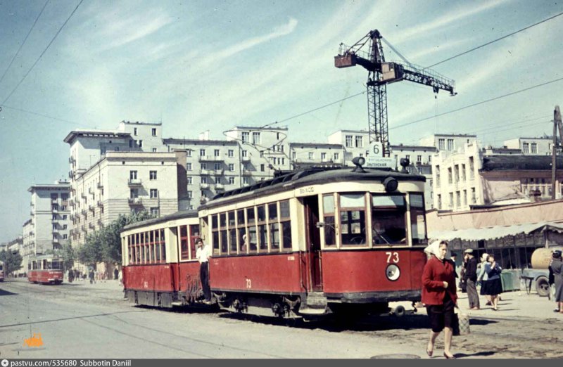 Трамвай на улице Советской Волгоград