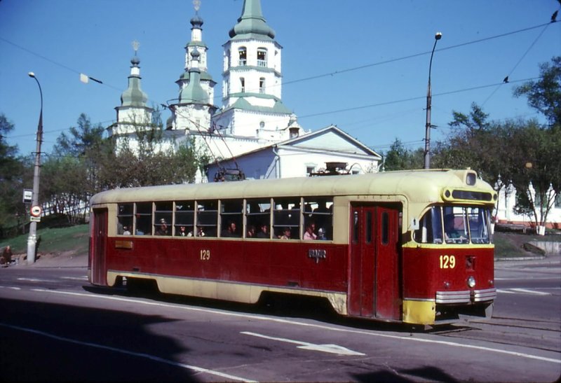 Трамвай РВЗ-6 В Иркутске