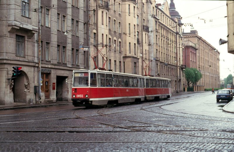 Трамвай Петербург Ленинград