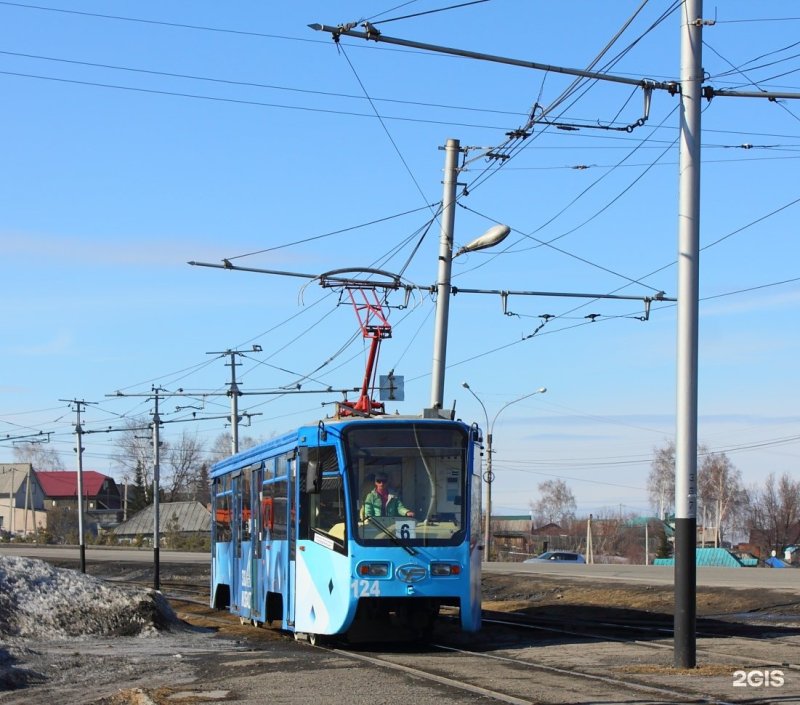 Прокопьевск трамвай 71-619