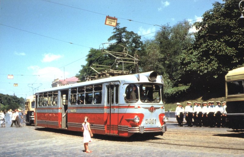 Трамвай лм 57 Киев