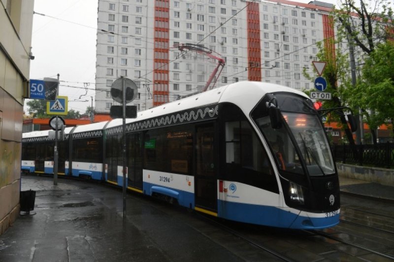 Новые трамваи в Москве