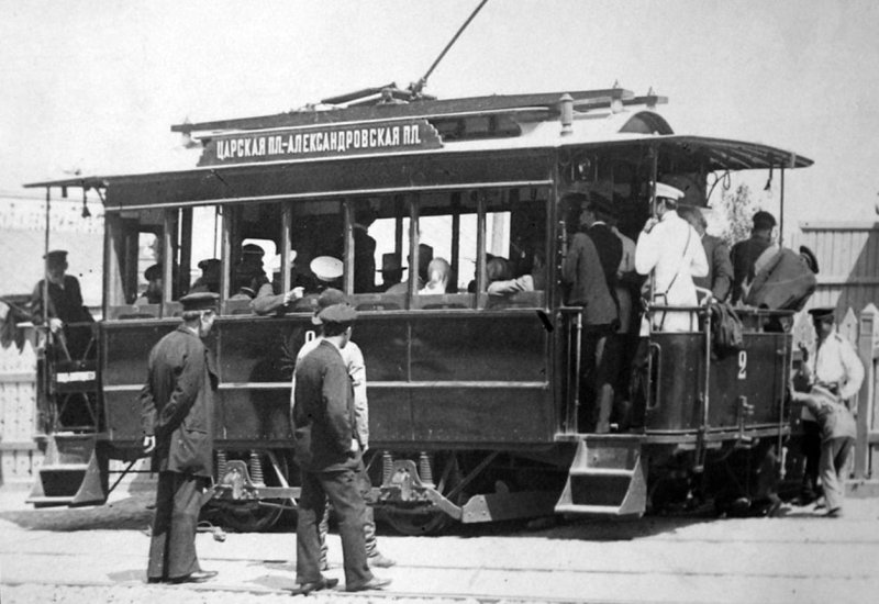 Первый трамвай в Российской империи