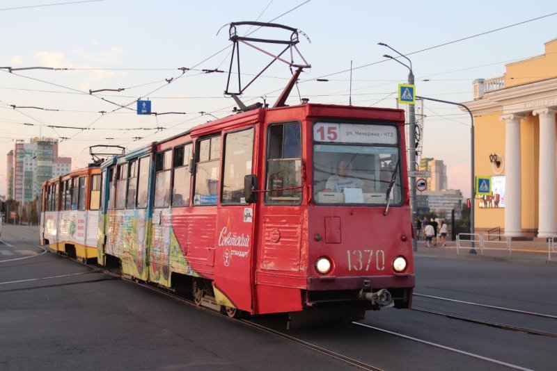 Челябинск трамвай КТМ-4