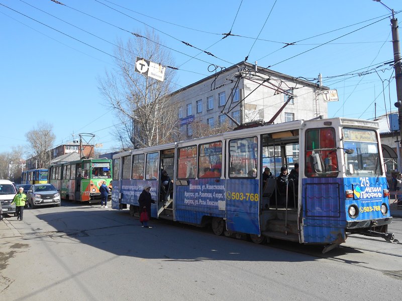 Трамвай 215 Иркутск