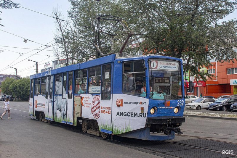 Иркутский трамвай 71 608км