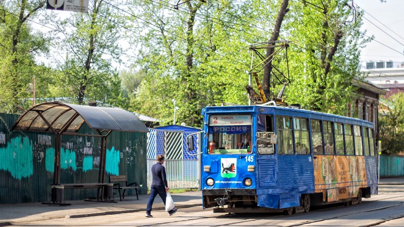 Трамвайные пути Иркутск