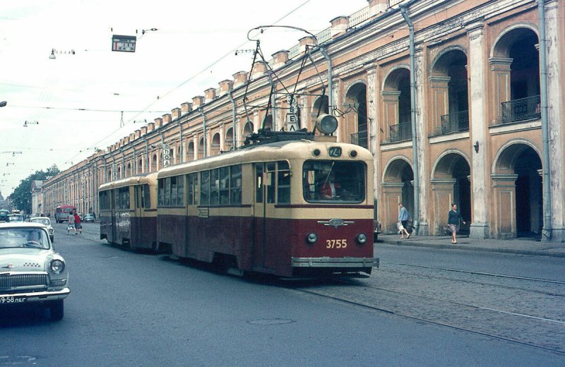 Трамвай Ленинград 1970