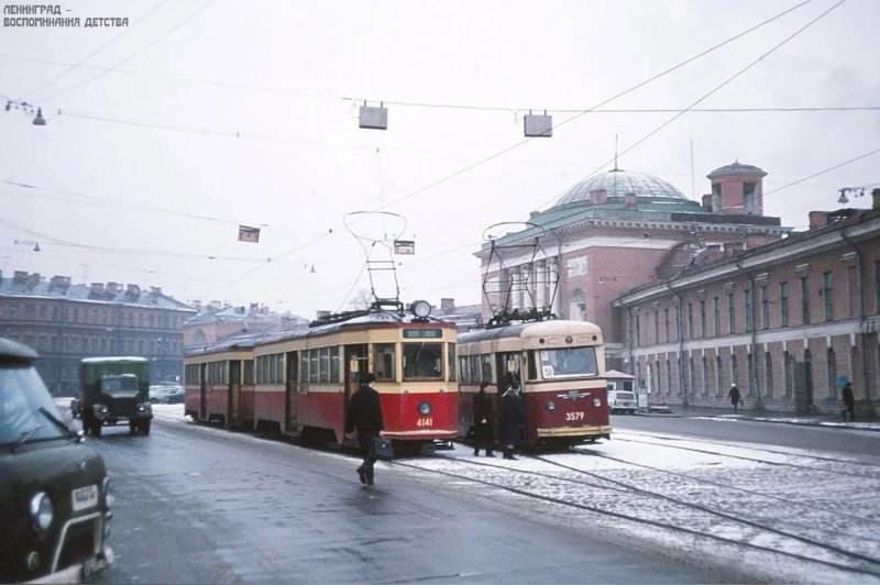 Трамвай Петербург Ленинград