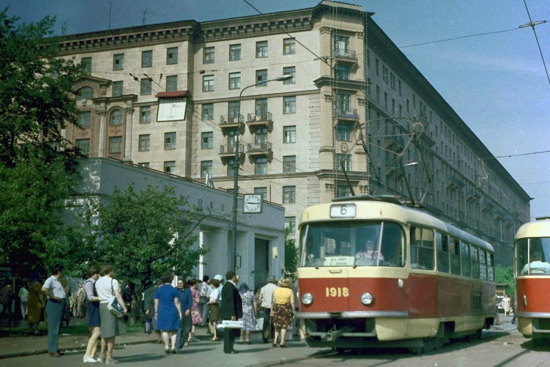 Трамвай Москвы 80-е