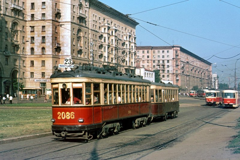 Ленинградский проспект трамвай
