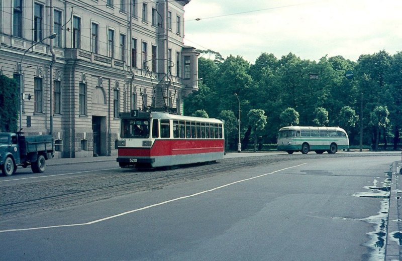 Трамвай Ленинград 1970