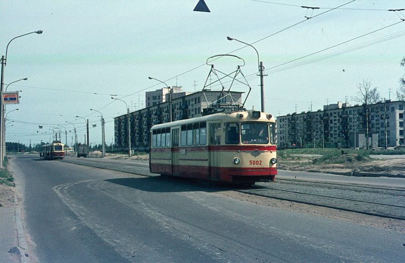 Трамвайный проспект Ленинград в 1970