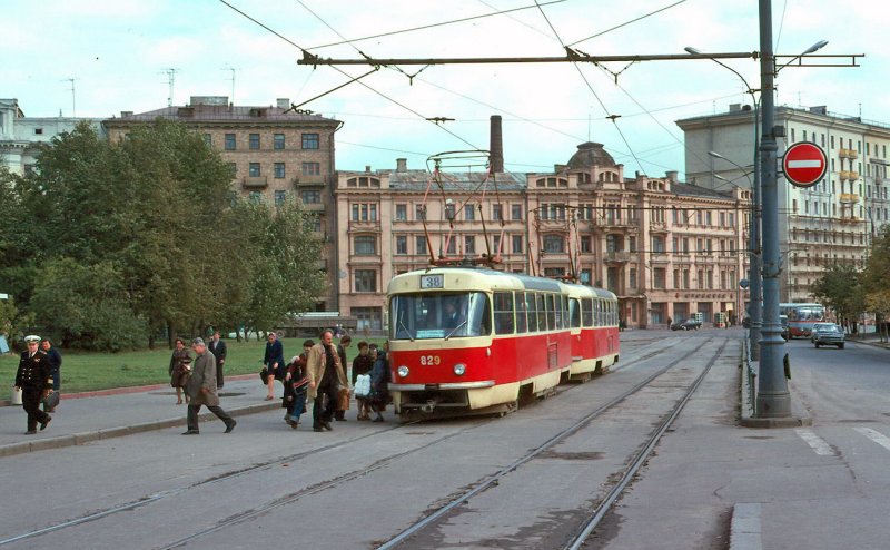 Трамвай Москва 1980-е