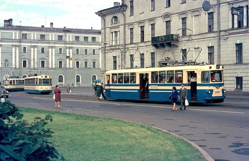 Трамвай Ленинград 1970