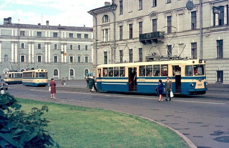 Трамвай Ленинград 1970