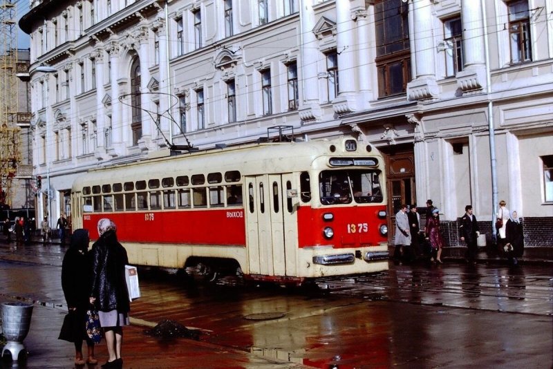 Трамвай Москва 1980