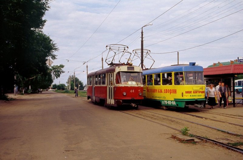Трамвай Воронеж 2000 год