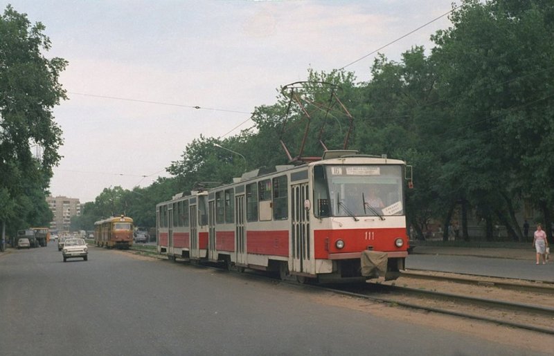 Трамвай Воронеж Tatra t6