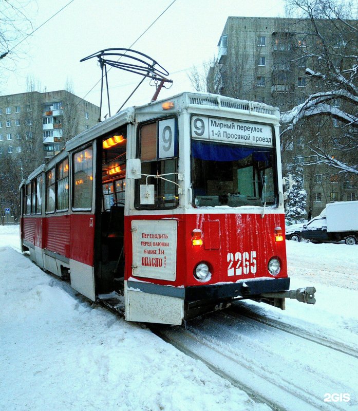 Саратов трамвай 71 605