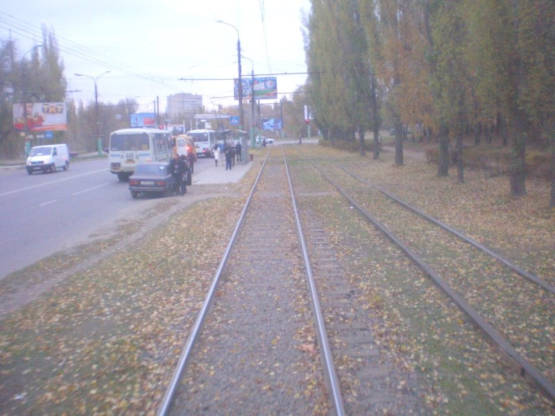 Воронеж трамвай Берёзовая роща