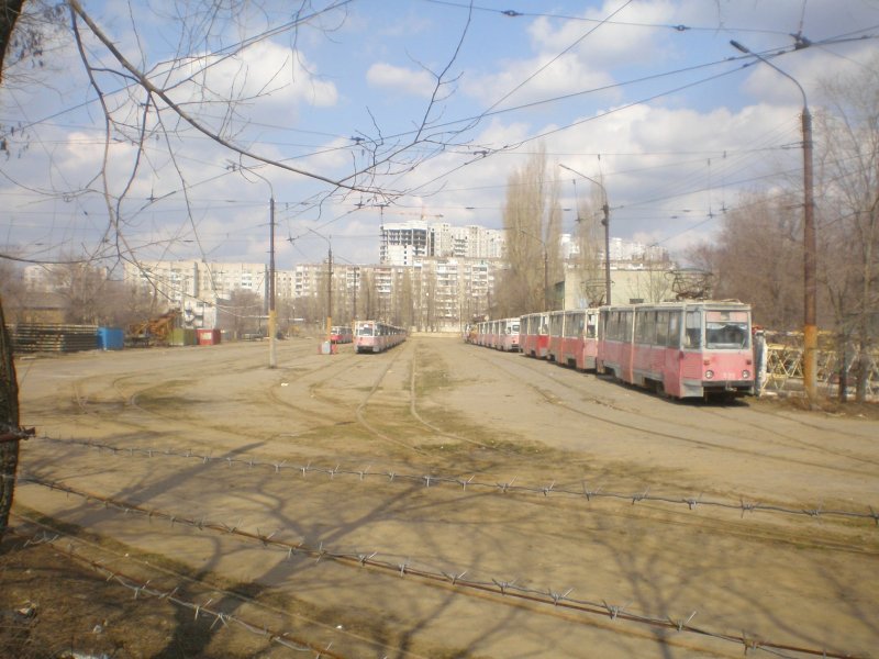 Трамвай Воронеж 1981 год